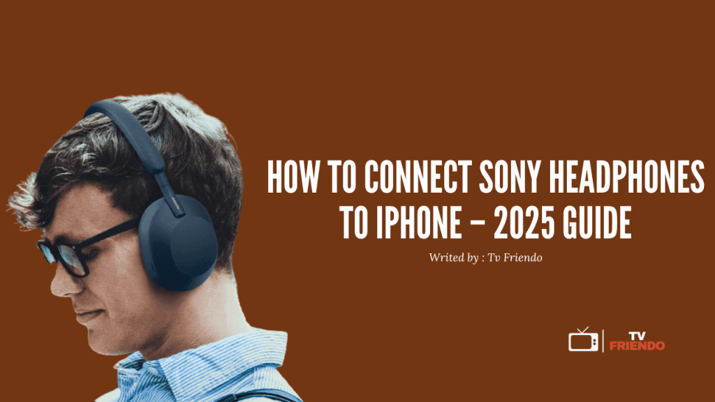 how to connect sony headphones to iphone