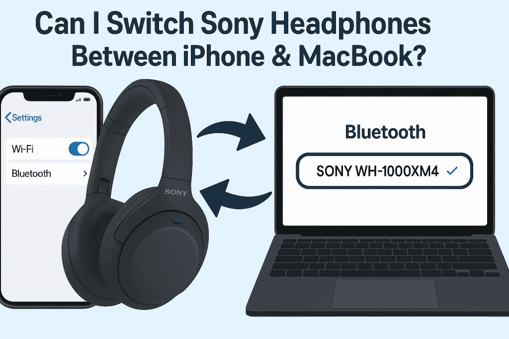 how to connect sony headphones to iphone
