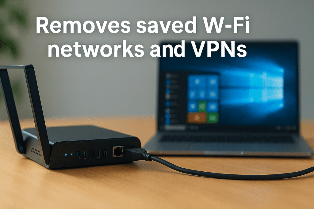 how to reset network settings in windows