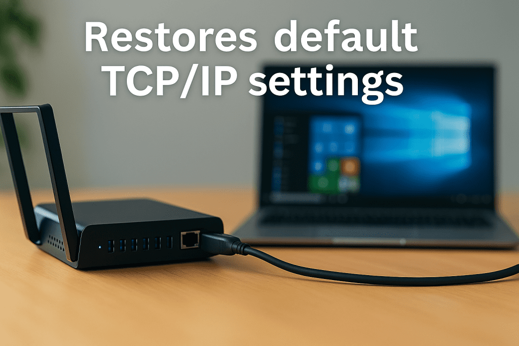 how to reset network settings in windows