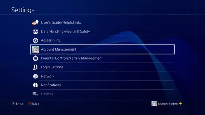 how to reset ps4
